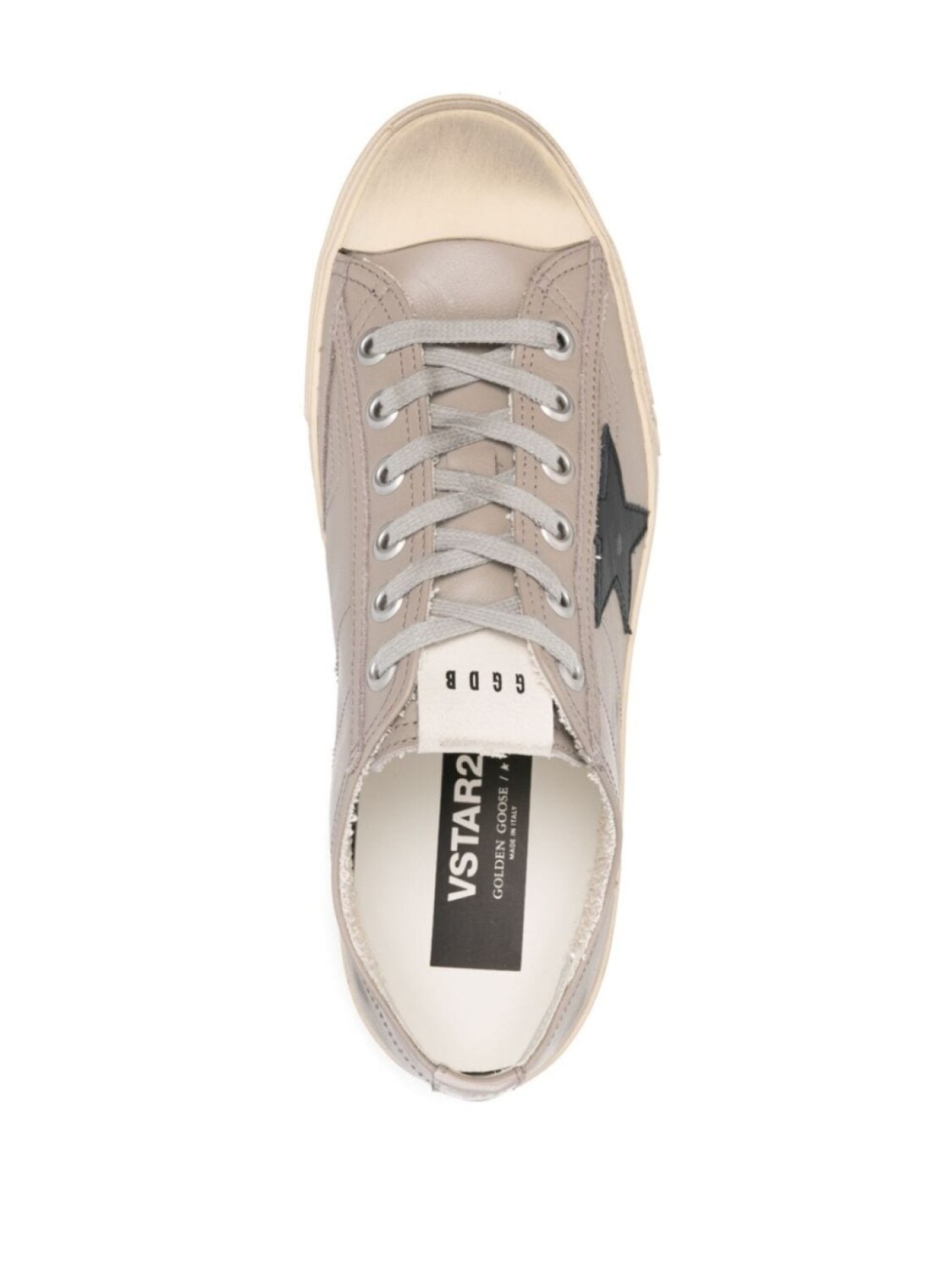 Golden Goose кроссовки V-Star, серый — фото 4