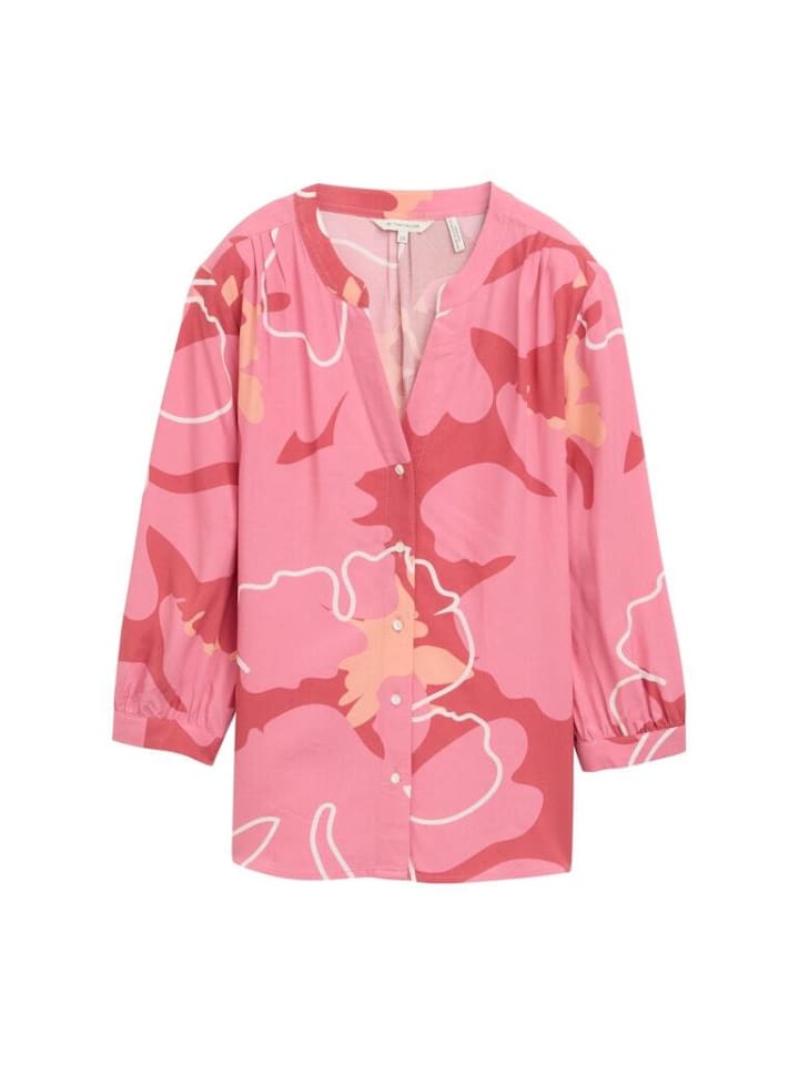 

Блузка Tom Tailor, цвет pink big floral shapes design