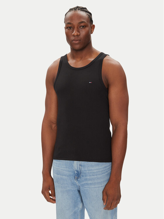

Майка slim fit Classic Flag DM0DM21927 Tommy Jeans, чёрный