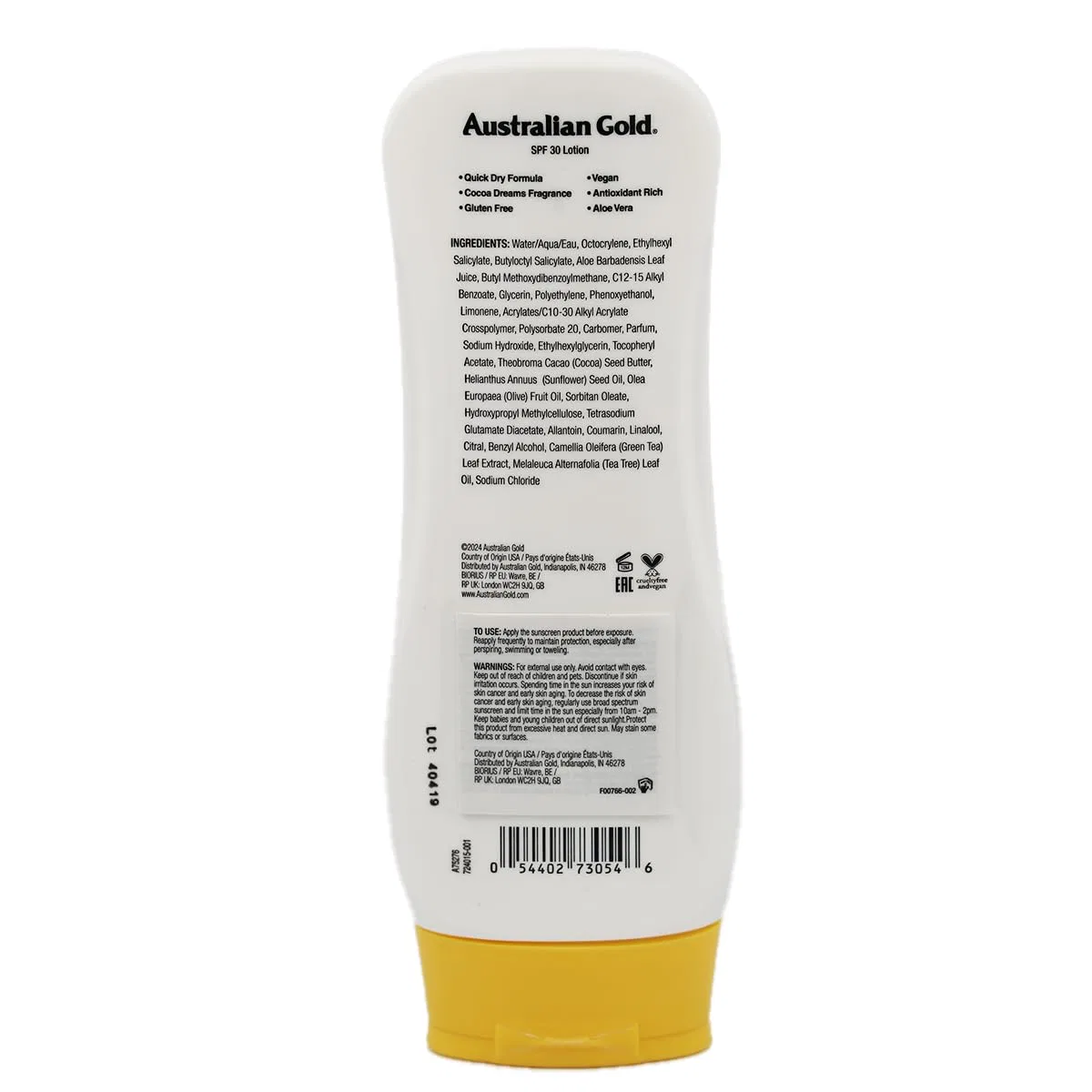 Лосьон для загара SPF 30 с антивозрастным эффектом от Australian Gold Australian Gold — фото 2