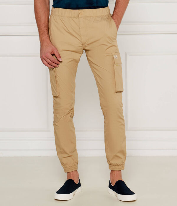 

Брюки-Карго Slim fit Calvin Klein Jeans, желтый