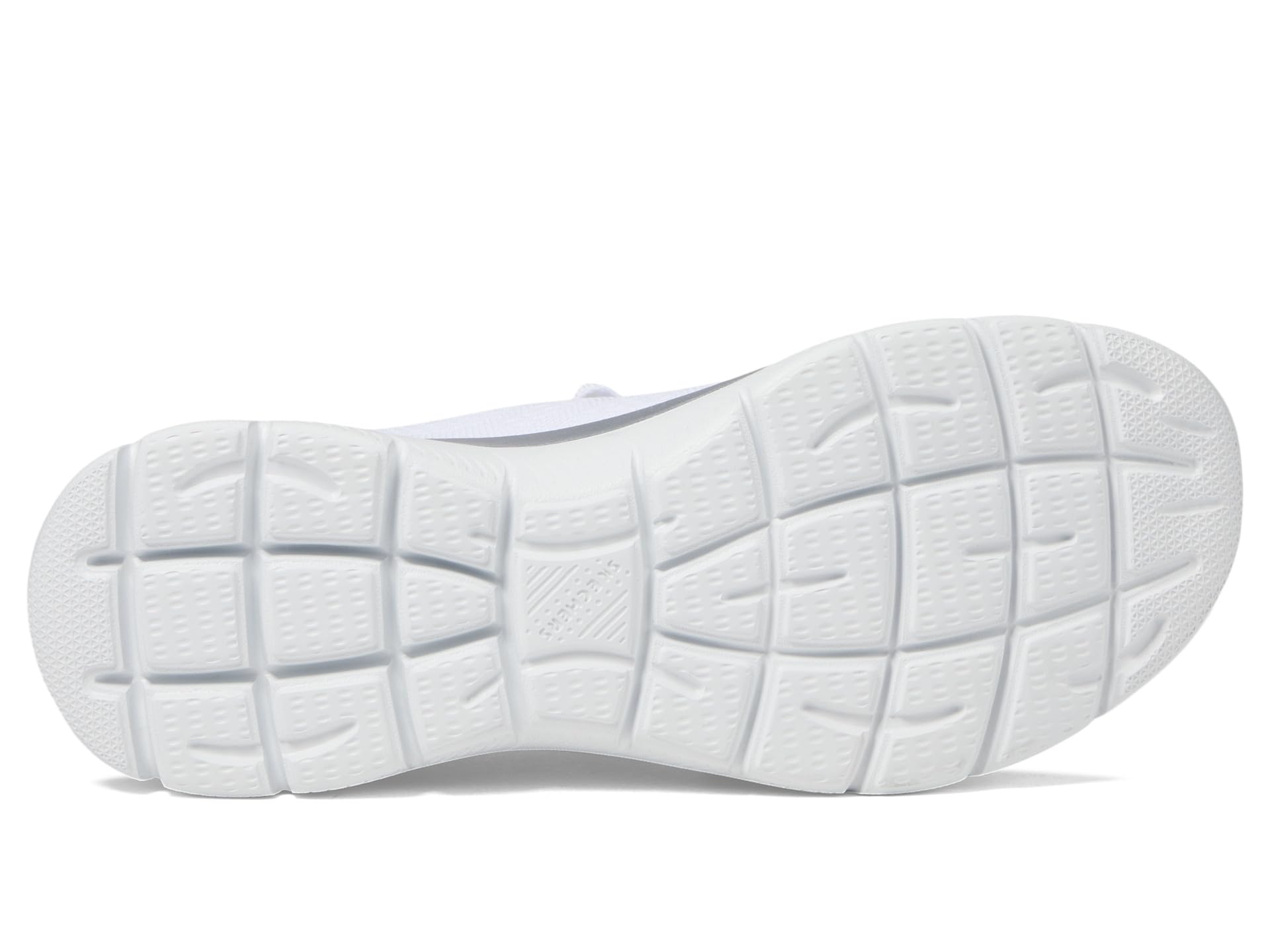 Кроссовки SKECHERS Summits Night Chic Hands Free Slip-Ins, White/ Silver — фото 3