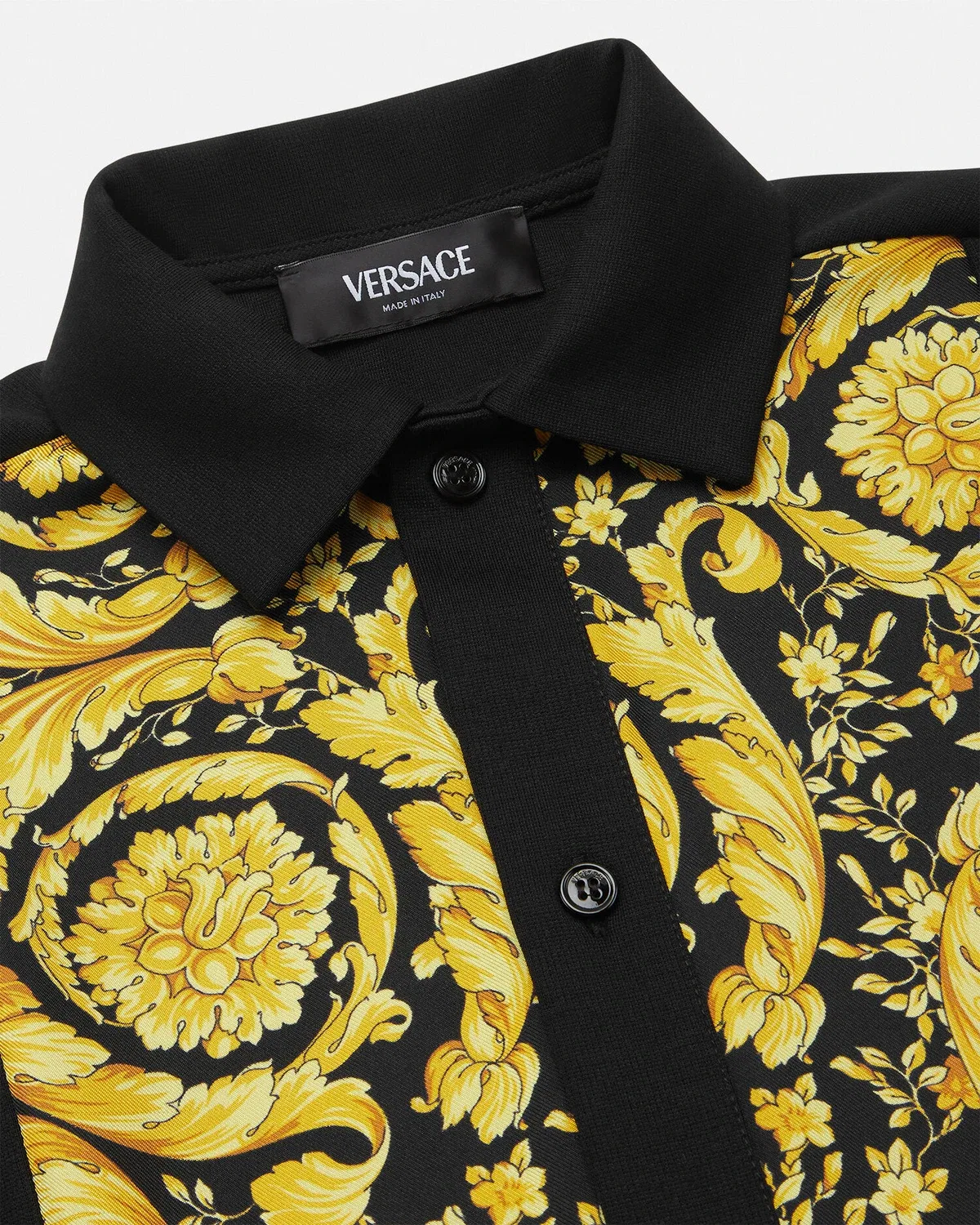 Детская рубашка оверсайз Barocco VERSACE, черный — фото 4