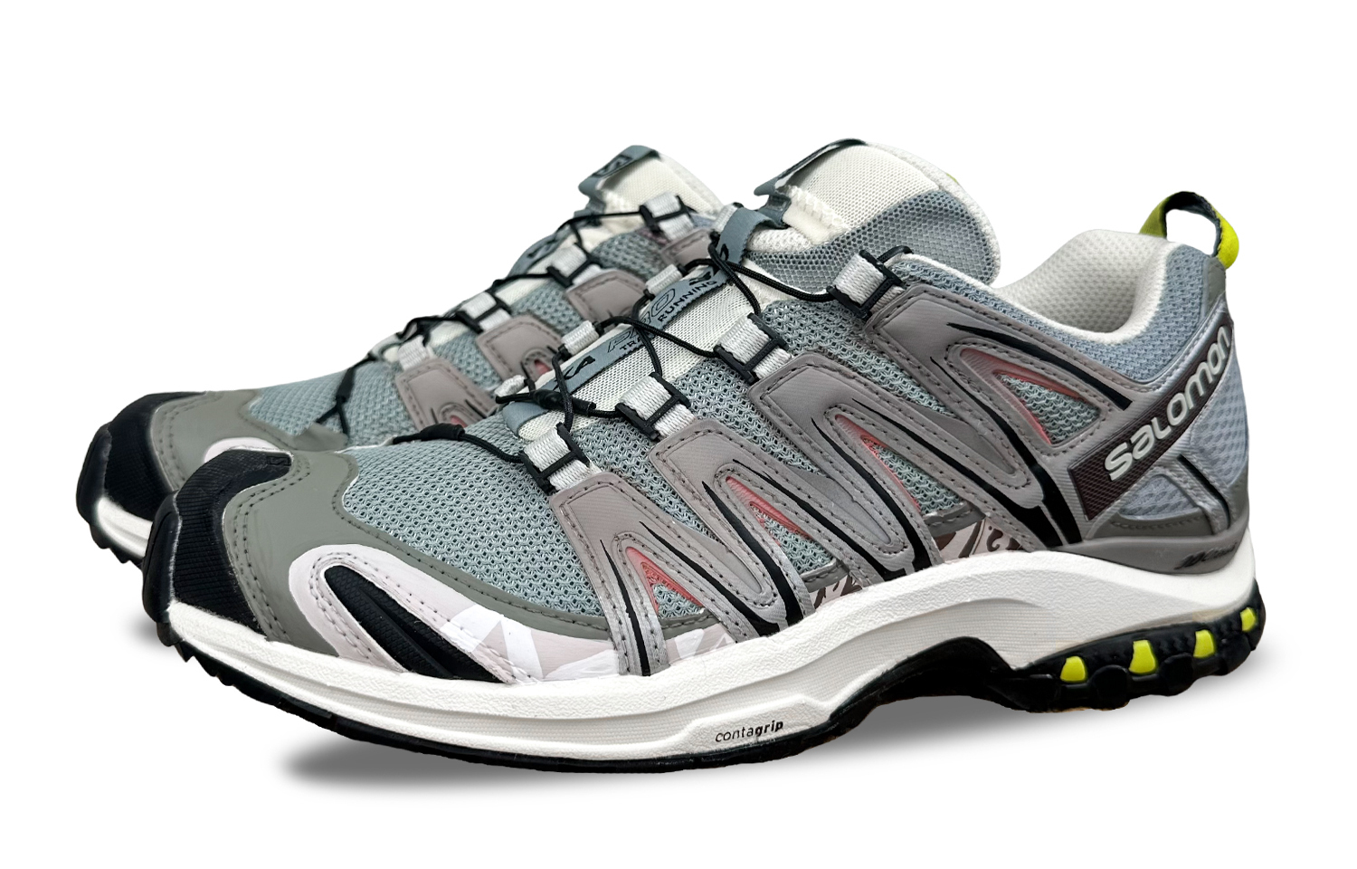 SALOMON XA PRO 3D устойчивые к истиранию дышащие кроссовки для бега низкие унисекс светло-голубые — фото 4