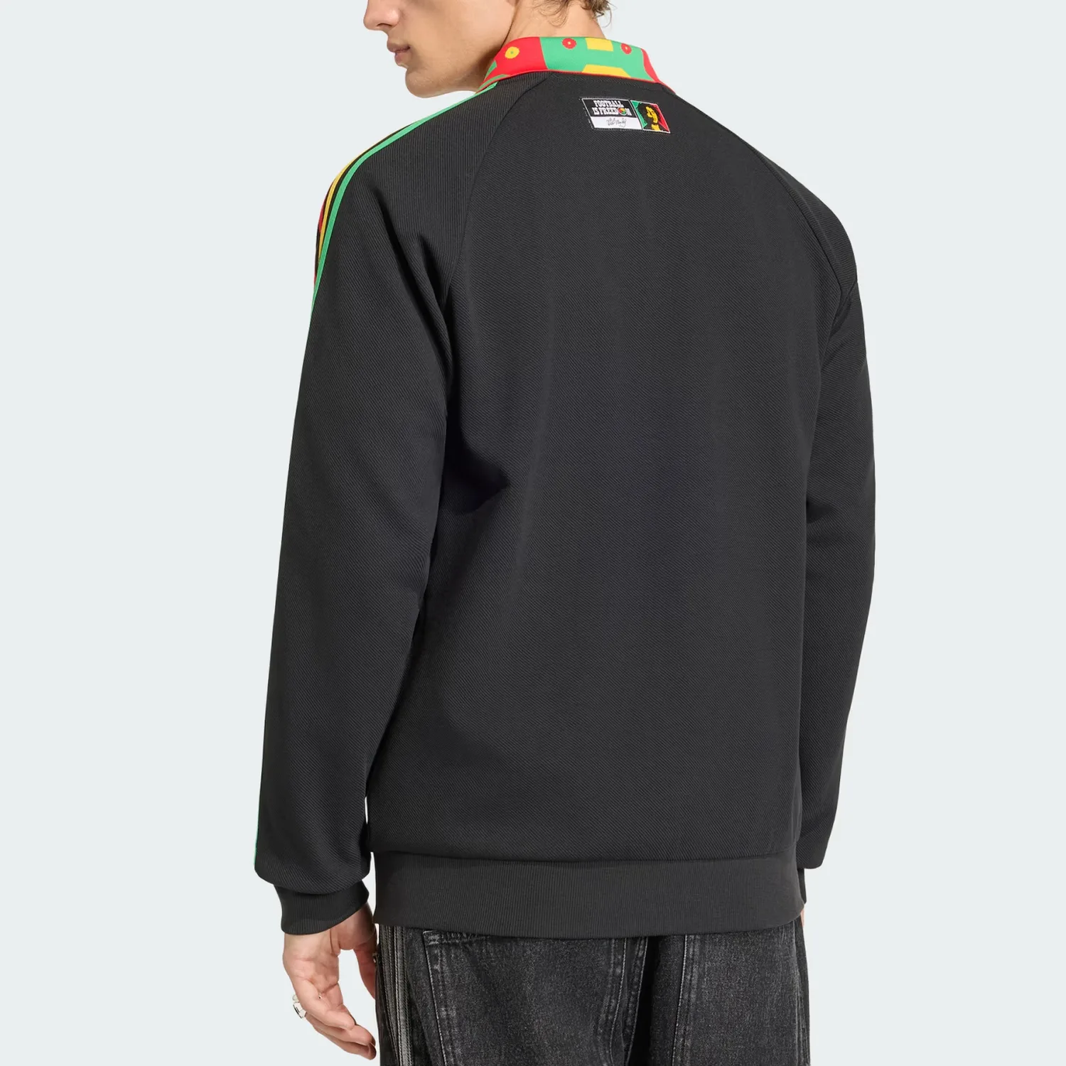 Куртка Adidas Originals Jamaica x Bob Marley 26 Away Anthem, черный — фото 3
