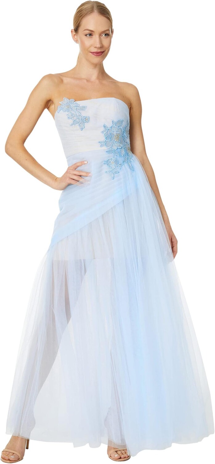 

Платье Long Evening Dresses BCBGMAXAZRIA, цвет Skyway