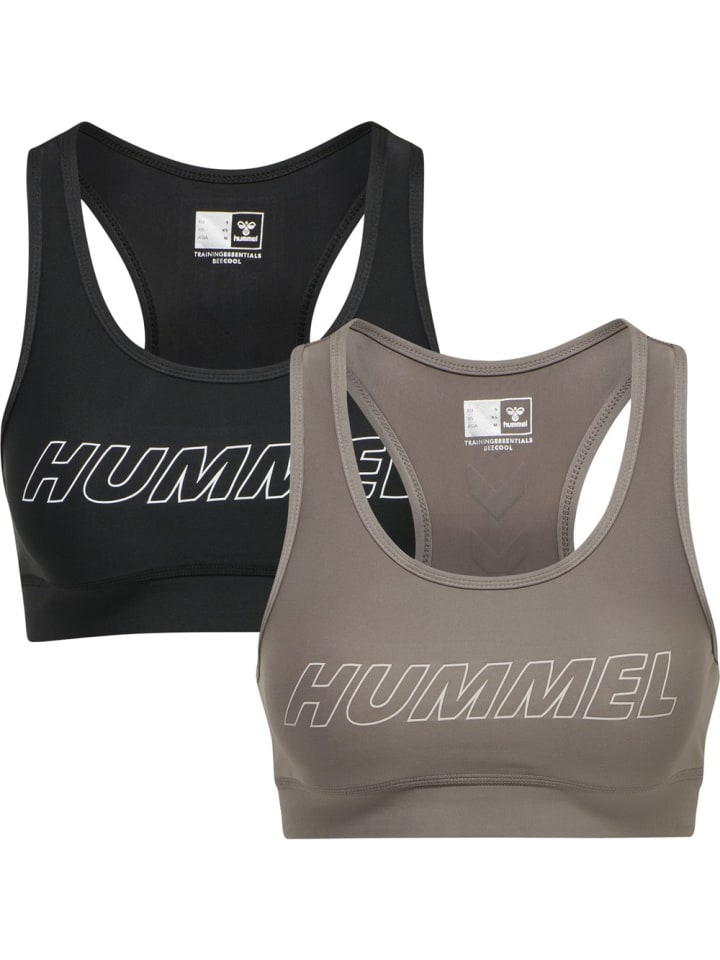 

Спортивный бюстгальтер черного цвета Hummel