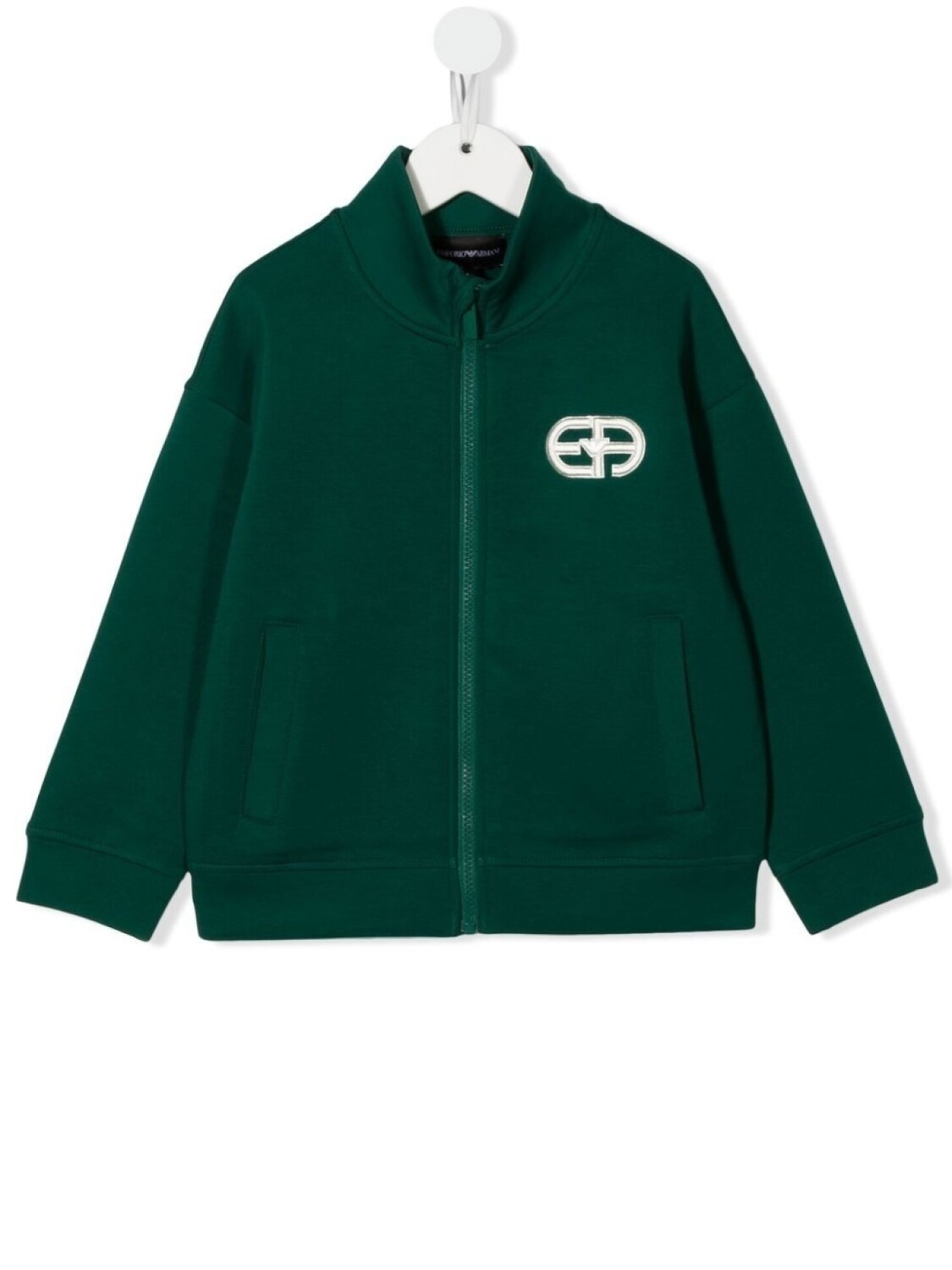

Emporio Armani кардиган с длинными рукавами и логотипом, зеленый
