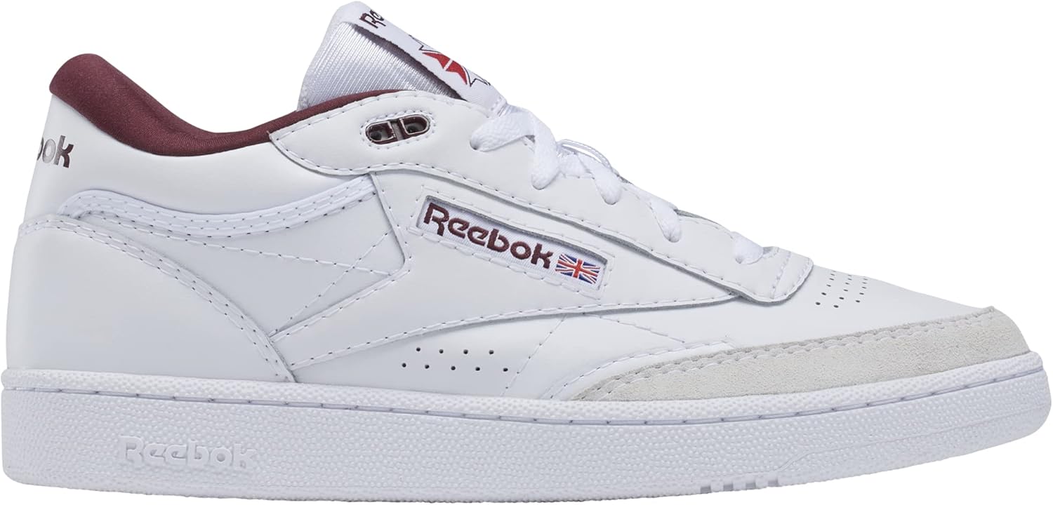 

Мужские кроссовки Reebok Club C Mid II, белый/бордовый