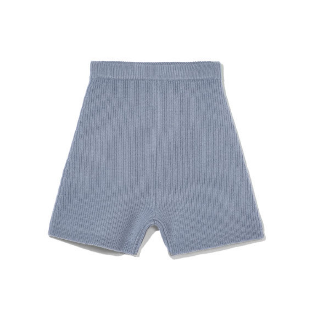 

Шорты женские повседневные из трикотажа Alexander Wang, светло-синий