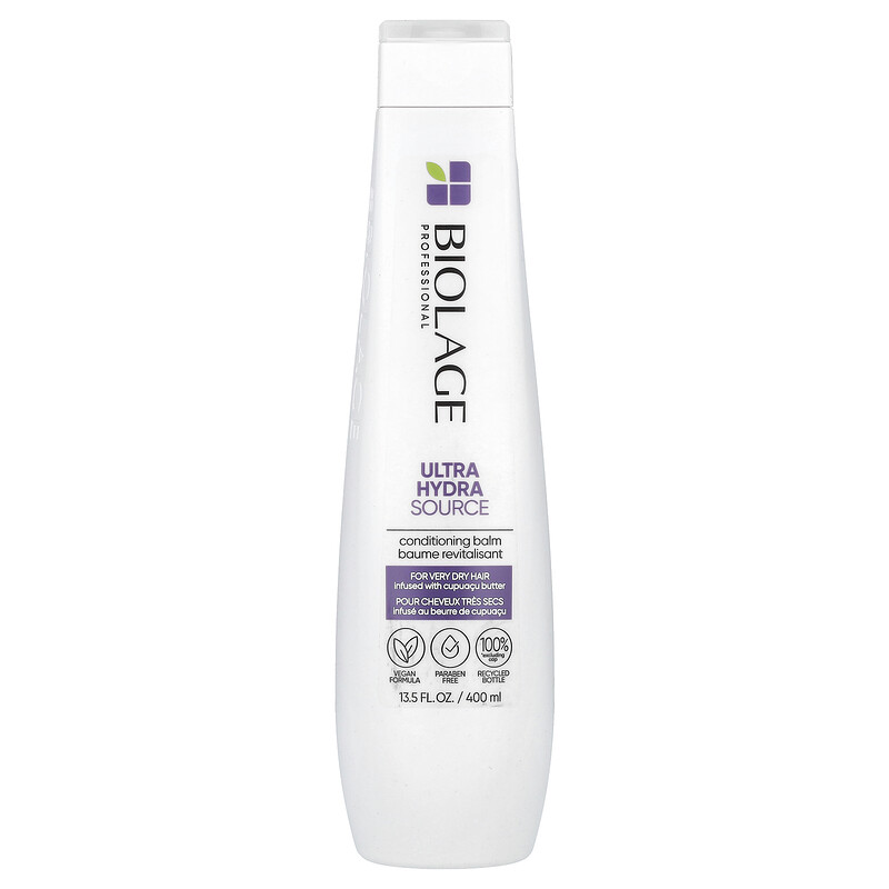 

Biolage, Ultra Hydra Source, кондиционирующий бальзам для очень сухих волос, 400 мл (13,5 жидк. унц.)
