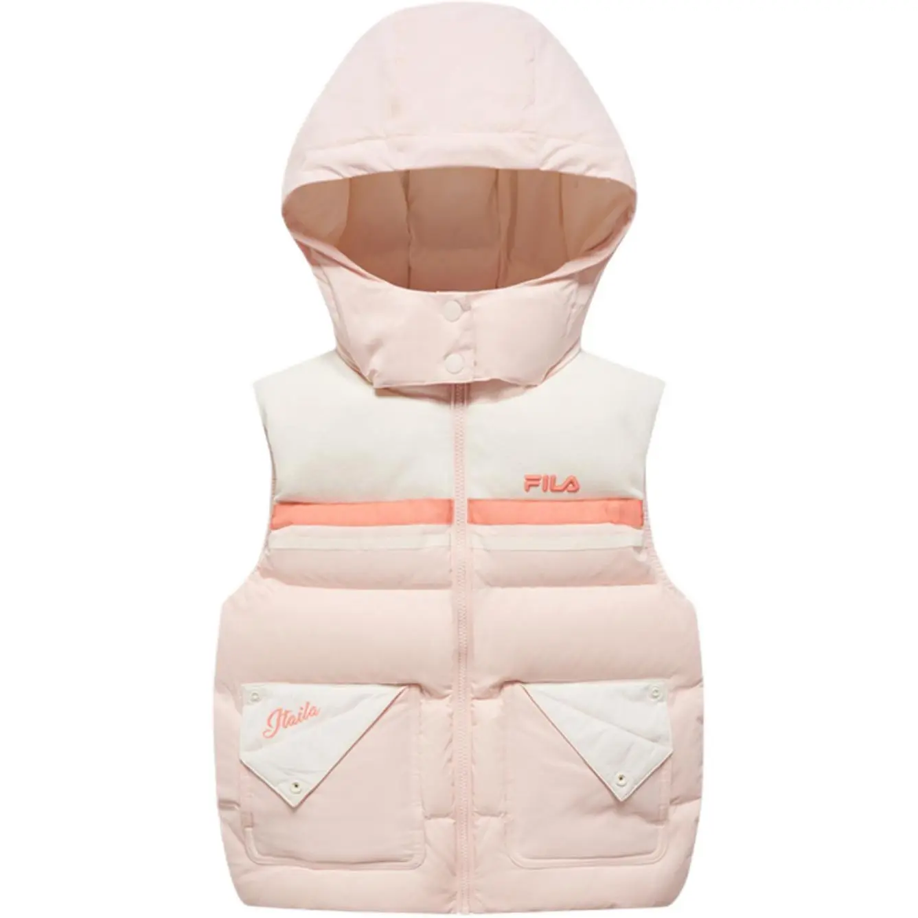 

Детская пуховая жилетка Grade School Down Vest FILA KIDS, розовый