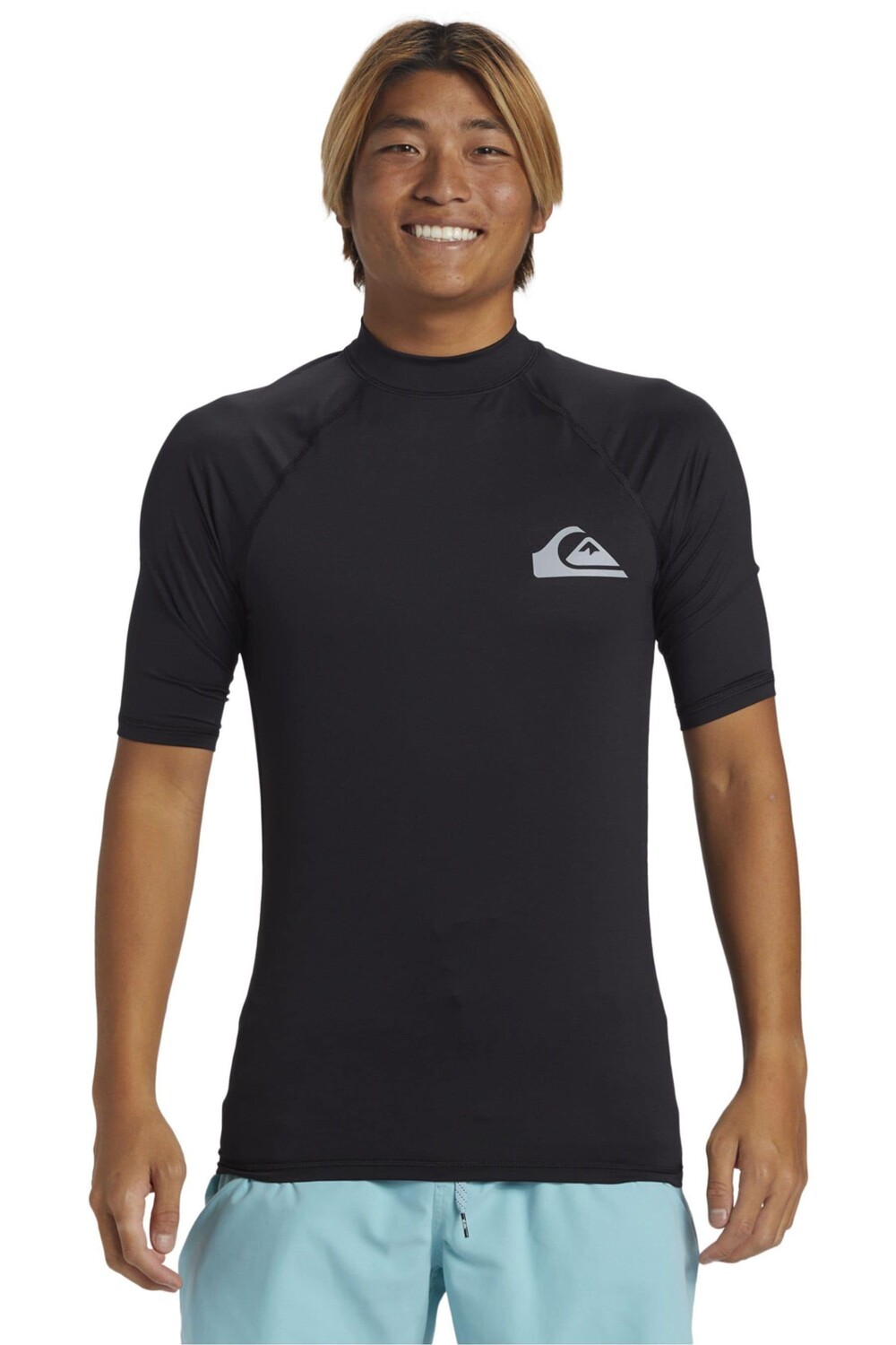 

Солнцезащитная футболка с короткими рукавами upf50 Quiksilver, черный