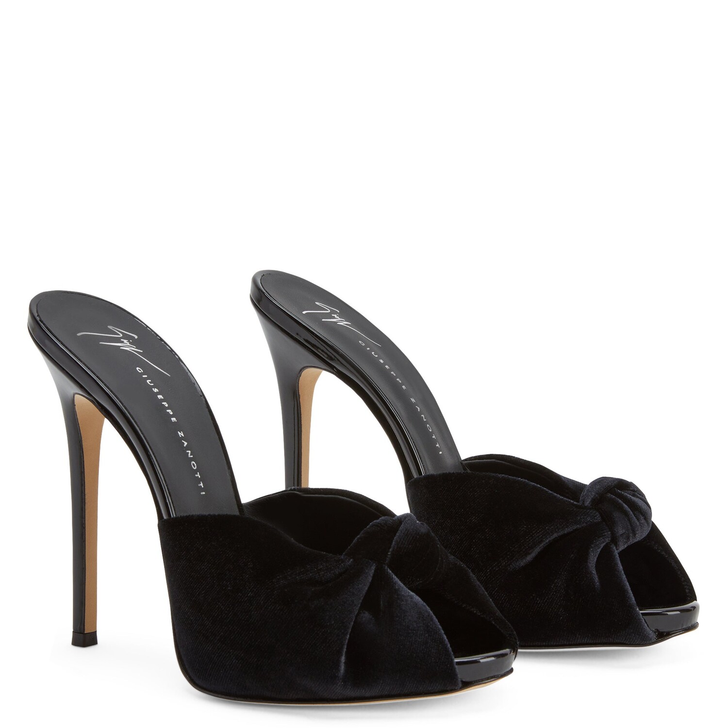 

Джузеппе Занотти Бриджит Вельвет Giuseppe Zanotti, черный