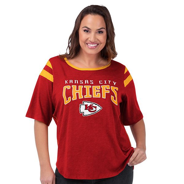 

Футболка Kansas City Chiefs красная plus size G-Iii 4Her By Carl Banks, Красный, Футболка Kansas City Chiefs красная plus size G-Iii 4Her By Carl Banks