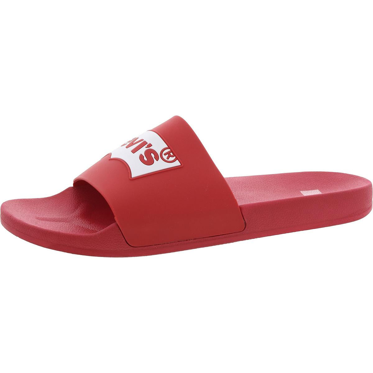 

Сандалии мужские Batwing с открытым носком Slip On Slide Levi's, красный