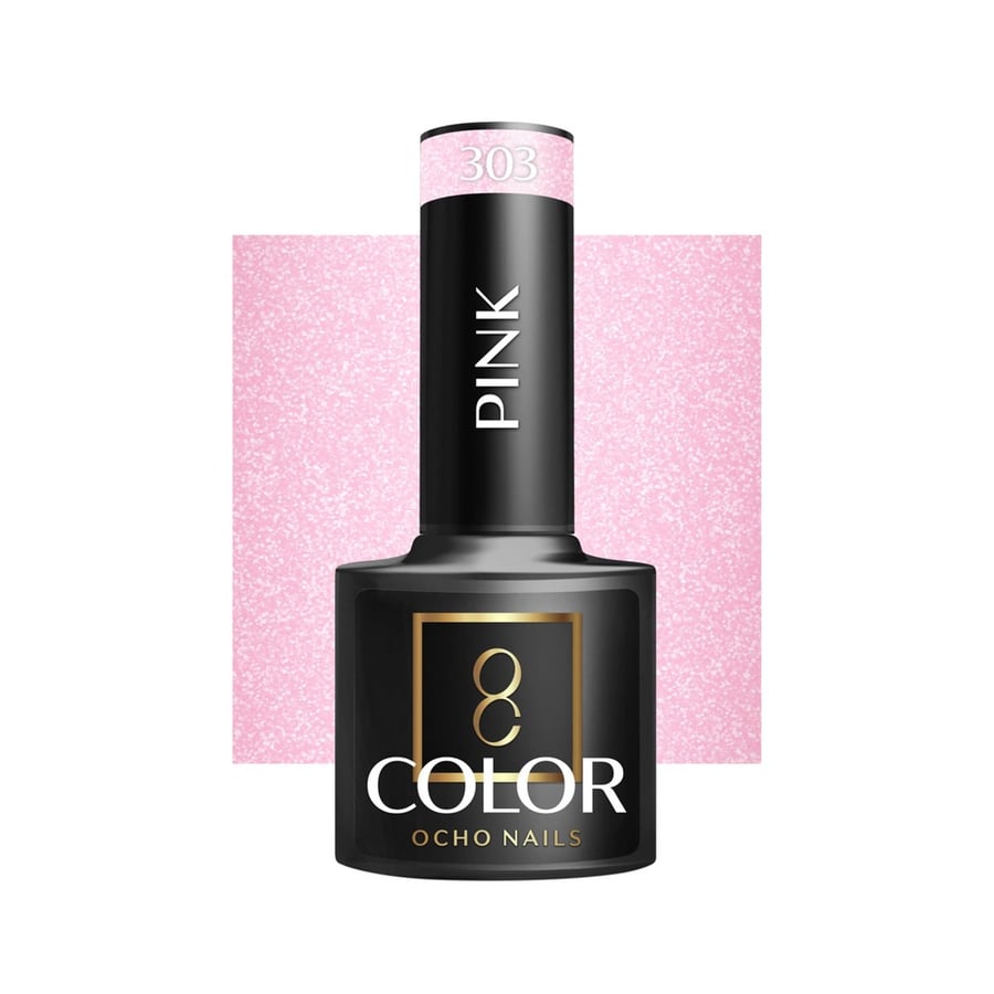 

OCHO NAILS Гибридный лак для ногтей розовый 303 -5 г Active Shop