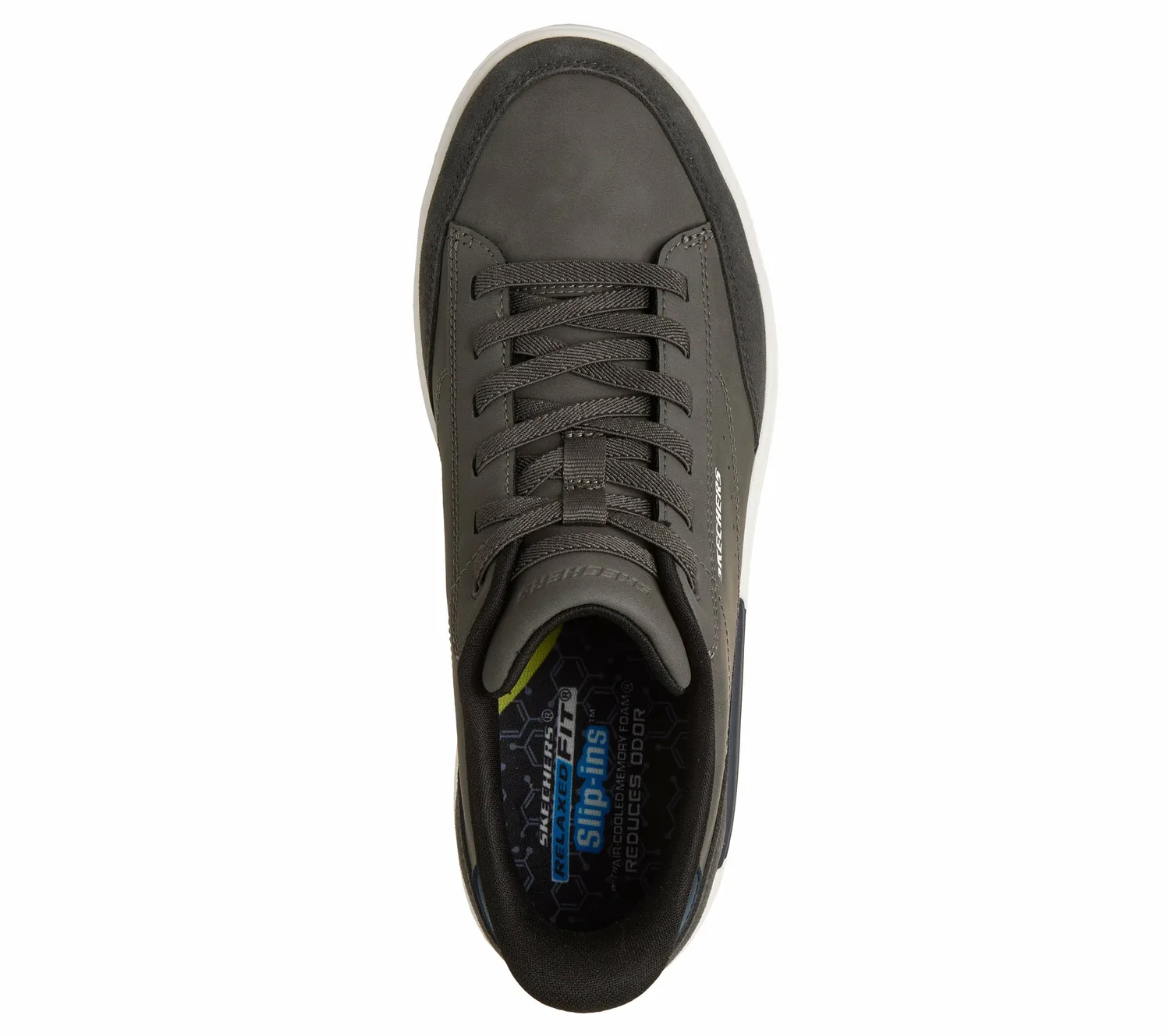 Слипоны, свободный крой: Veloma - Radical Relaxed Toe Skechers, CHAR — фото 2