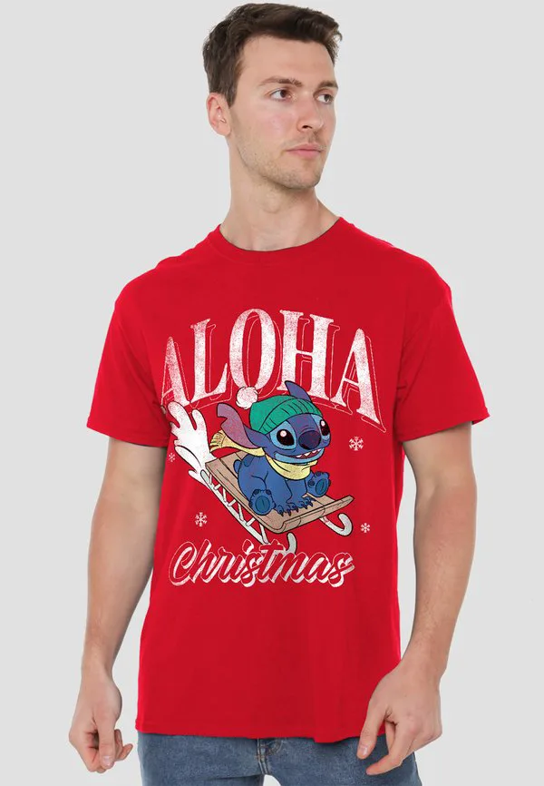 

Футболка с принтом санок лило и стича Disney, Red