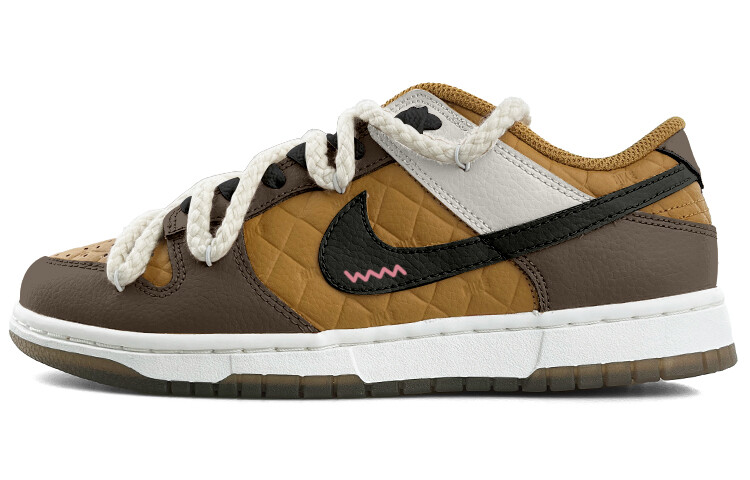 

Кроссовки Nike Dunk Skateboarding Shoes Women's Low-top Chocolate, цвет Wheat