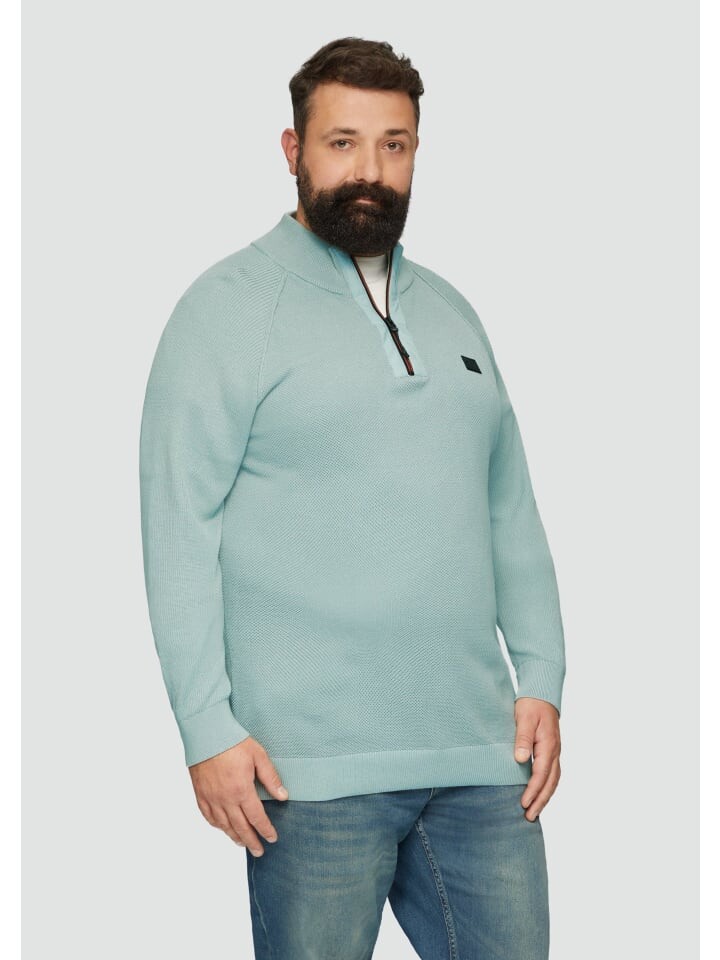 

Пуловер s.Oliver Strickpullover langarm, зеленый
