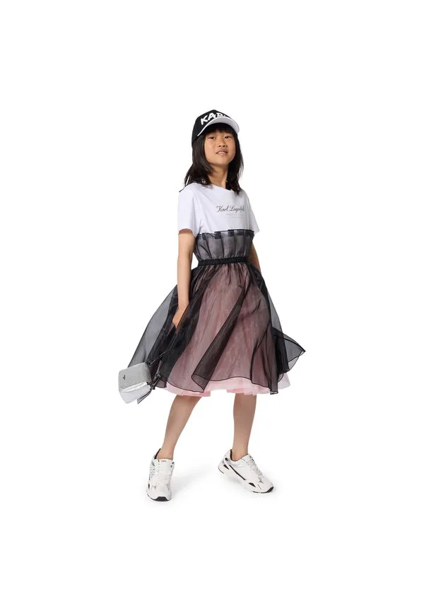 Коктейльное платье/вечернее платье Karl Lagerfeld Kids, White Pink