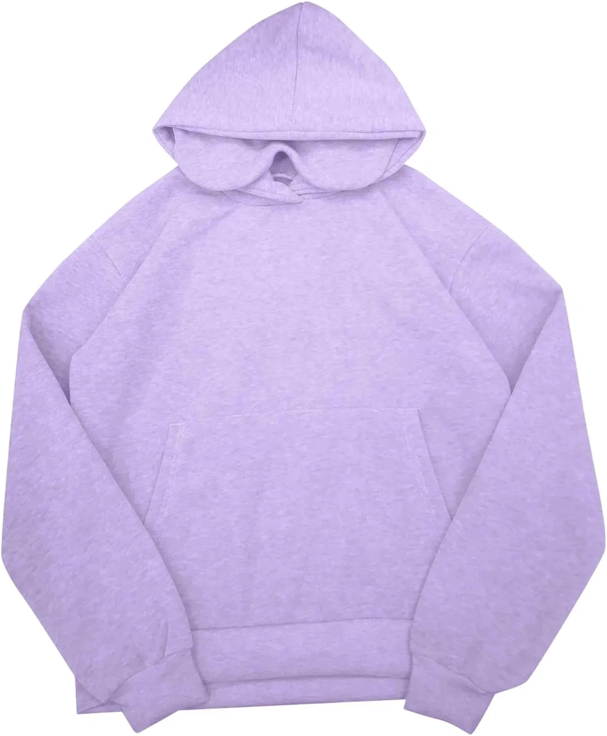 Худи женское оверсайз, однотонное, Generic, Purple