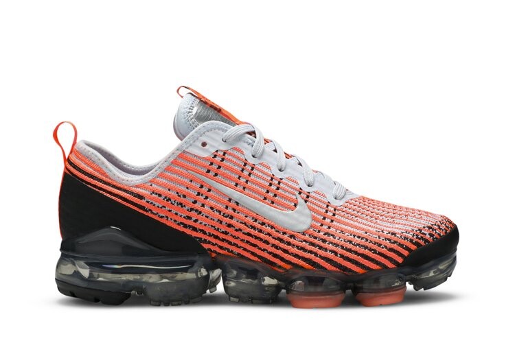 

Кроссовки Nike Air VaporMax Flyknit 3 GS 'Bright Mango', красный