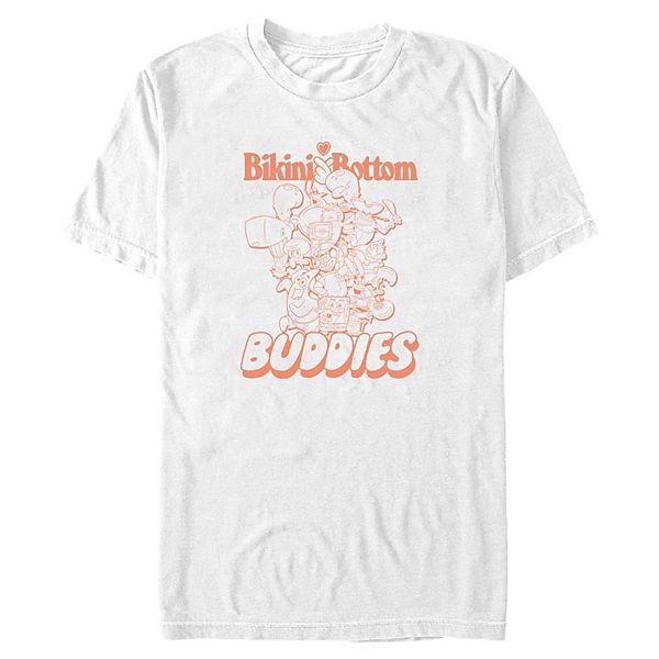 

Футболка с принтом Big & Tall SpongeBob Bikini Bottom Buddies Nickelodeon