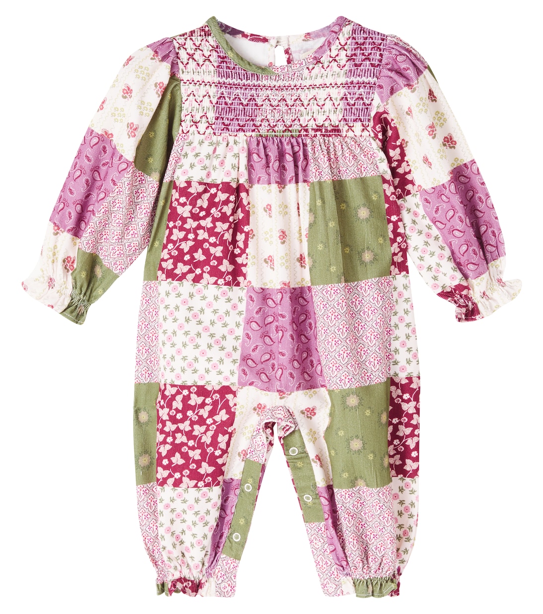 

Боди Baby Melba из хлопка в стиле пэчворк The New Society, Melba Print