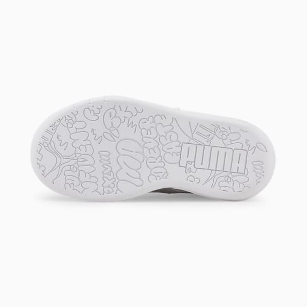 Маленькие дети не любят кроссовки Multiflex Glitz Formstrip Puma, белый — фото 4
