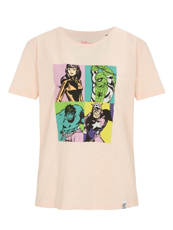 

Футболка Re:Covered T-Shirt Pop Art Portrait, розовый