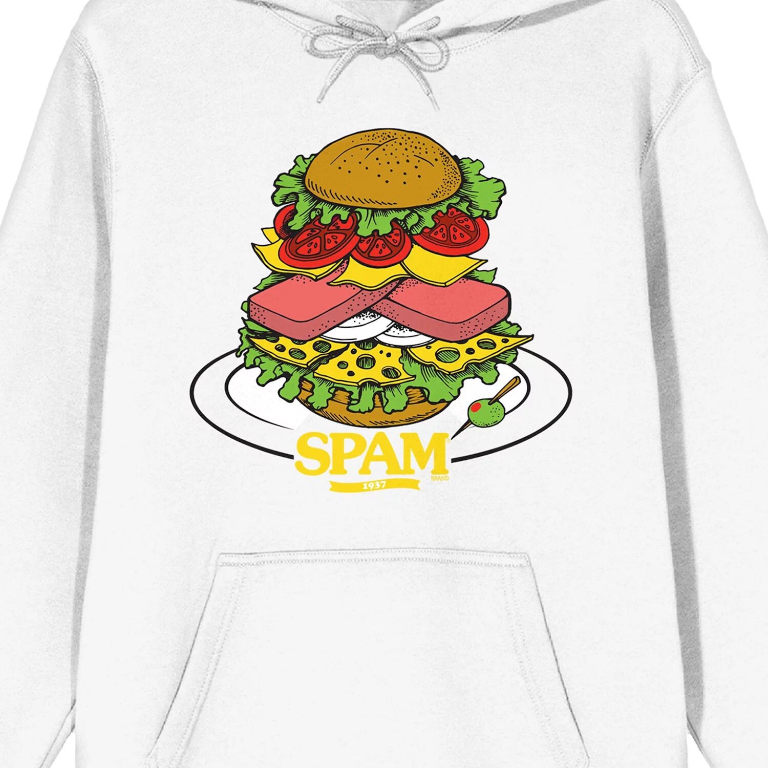 

Мужская толстовка с капюшоном Spam Brand 1937 Sandwich Licensed Character