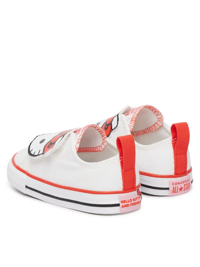 Converse Кроссовки Chuck Taylor All Star 2V A17704C из белой ткани — фото 3