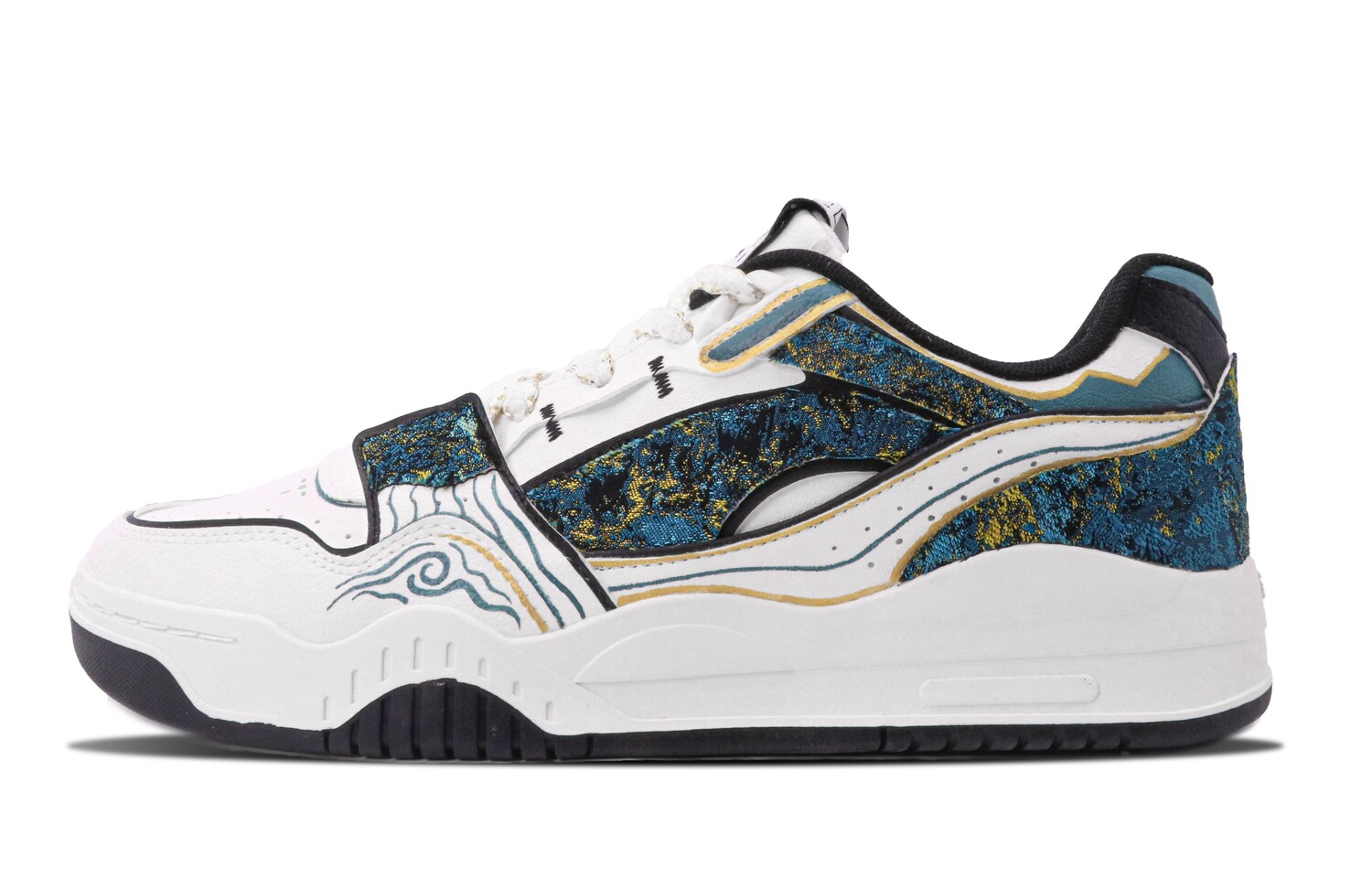 

Кроссовки LINING Yuebai Skateboarding Shoes Men Low-top White And Green, белый