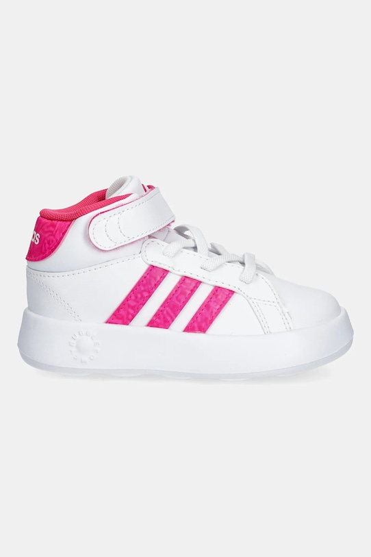 Детские кроссовки Grand Court Mid Adidas, белый — фото 2