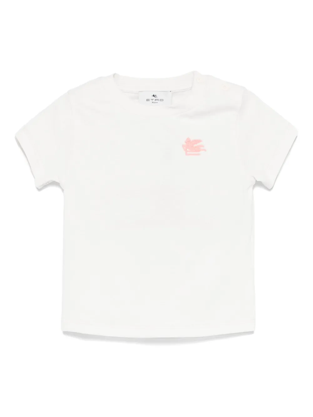 

Футболка с вышивкой Pegaso ETRO KIDS, белый