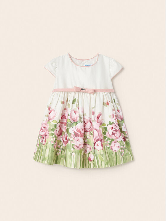 

Летнее платье стандартного кроя Mayoral, экрю