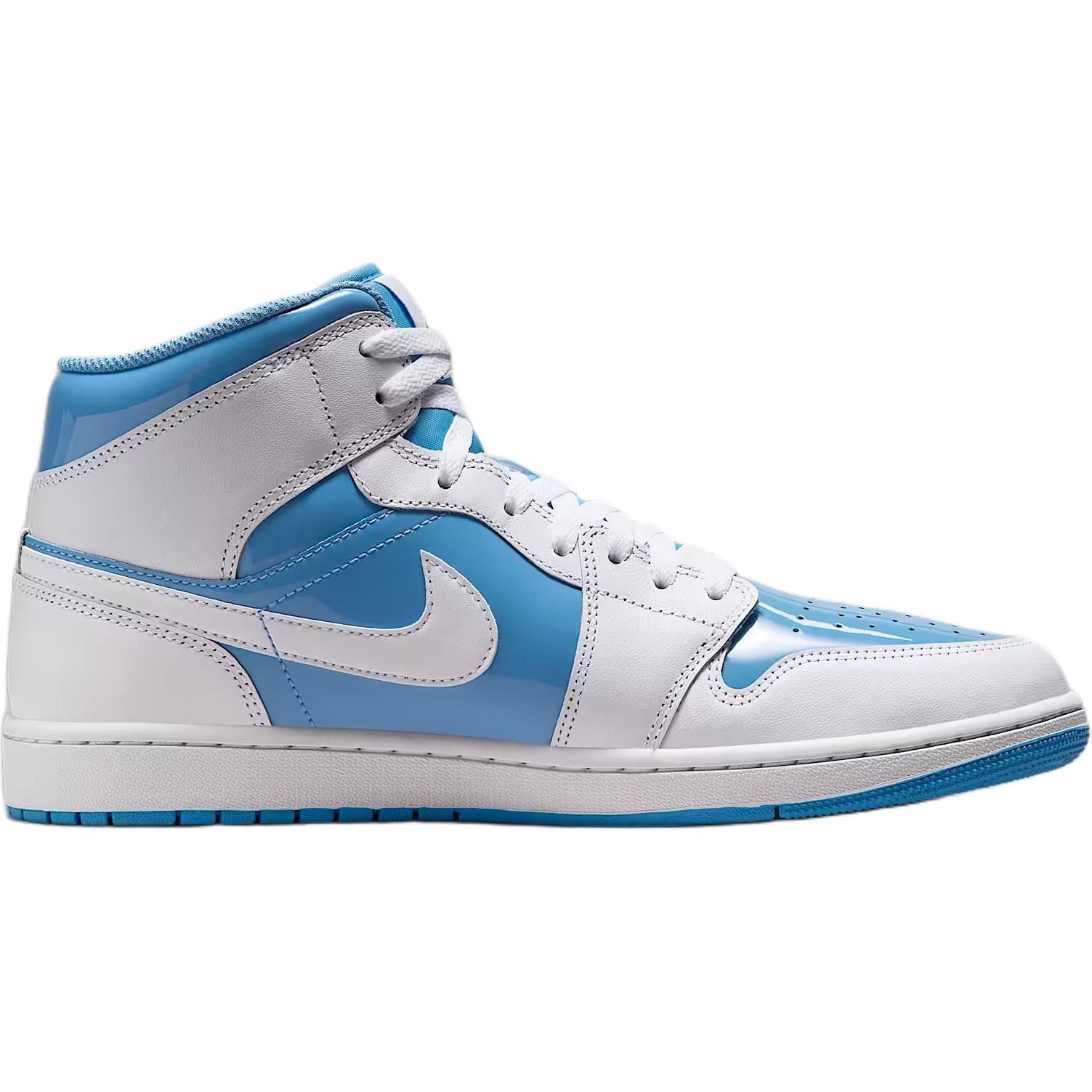 Jordan Кроссовки Air 1 High top Kids Lifestyle синий белый для подростков — фото 2