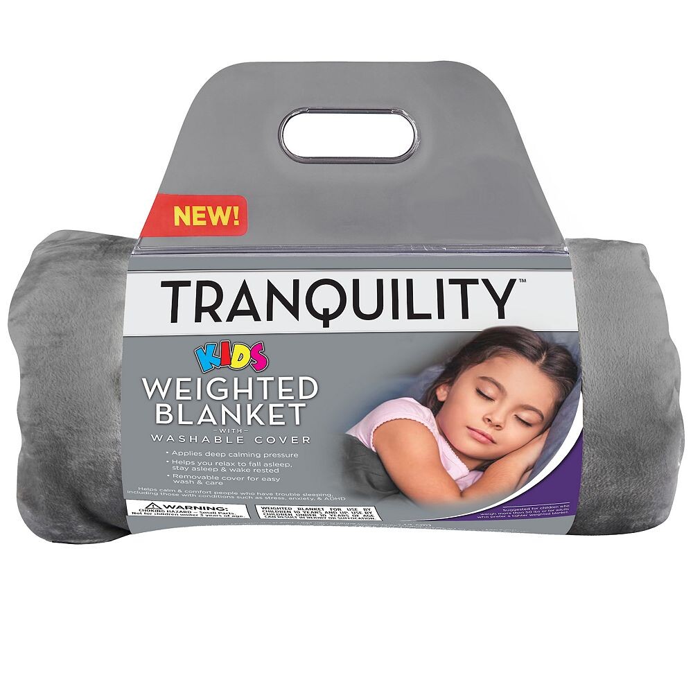 

Детское утяжеленное одеяло и покрывало Tranquility, серый