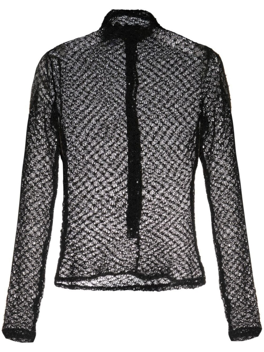 

Atu Body Couture прозрачный топ, черный