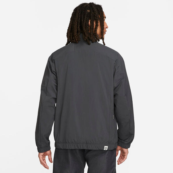 Куртка Nike Sportswear Revival Woven Tracksuit Jacket 'Grey', серый — фото 4