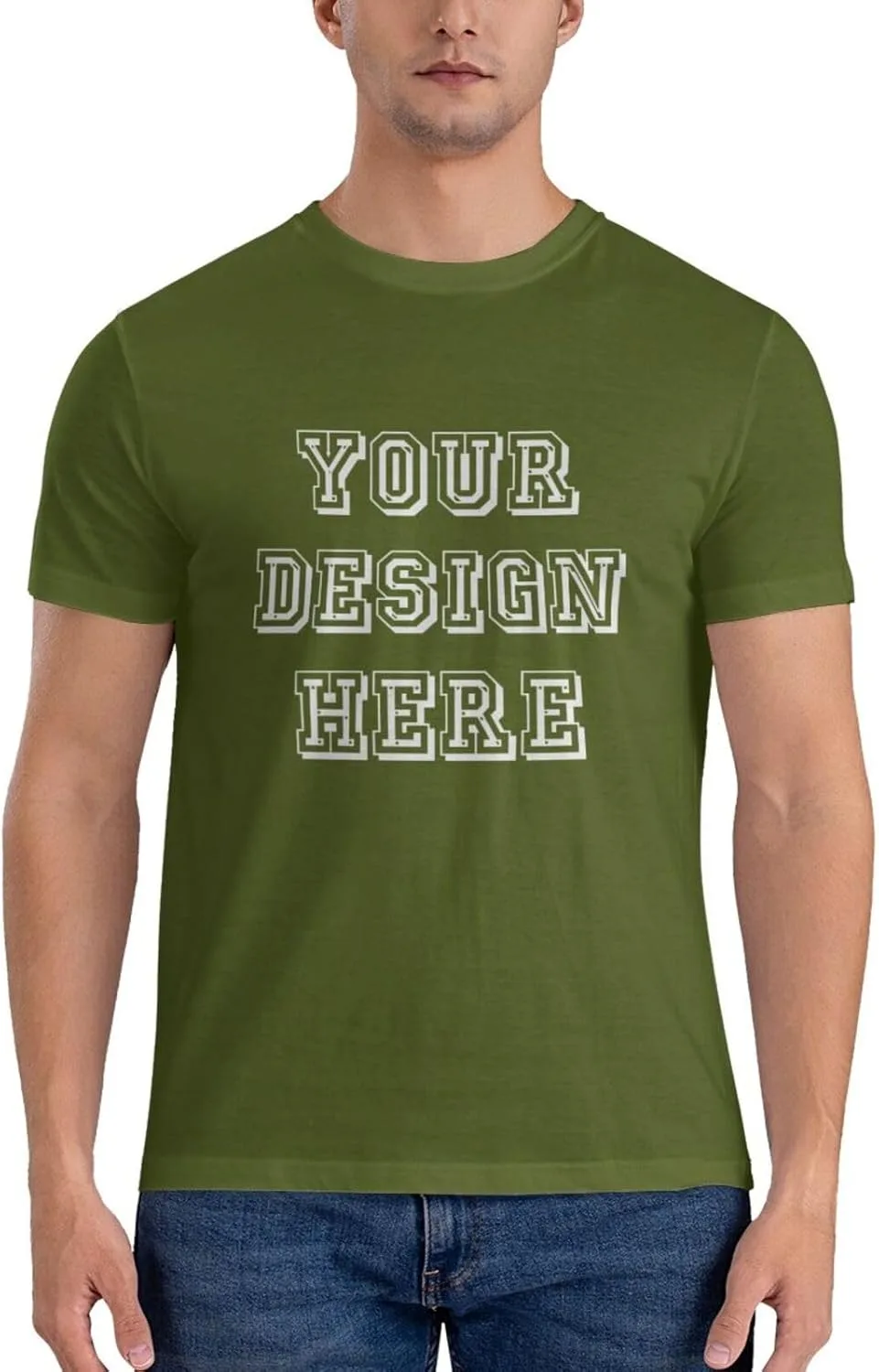 Футболка Customized с принтом спереди и сзади