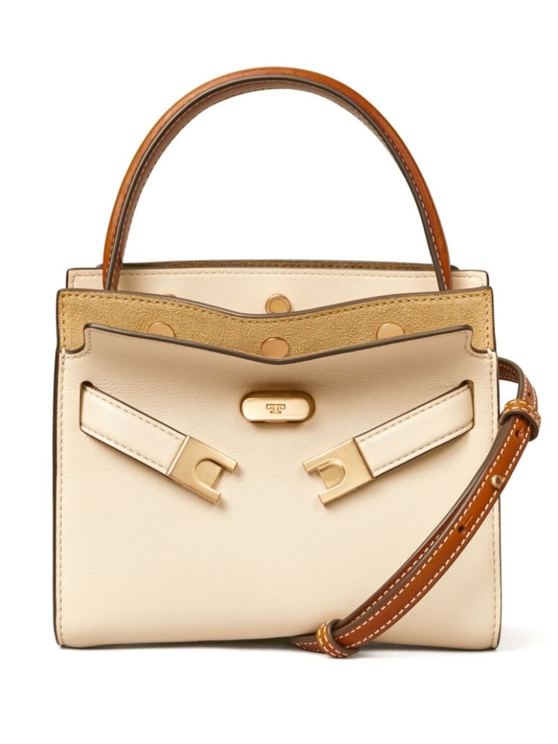 

Tory Burch маленькая сумка через плечо Lee Radziwill, нейтральный цвет