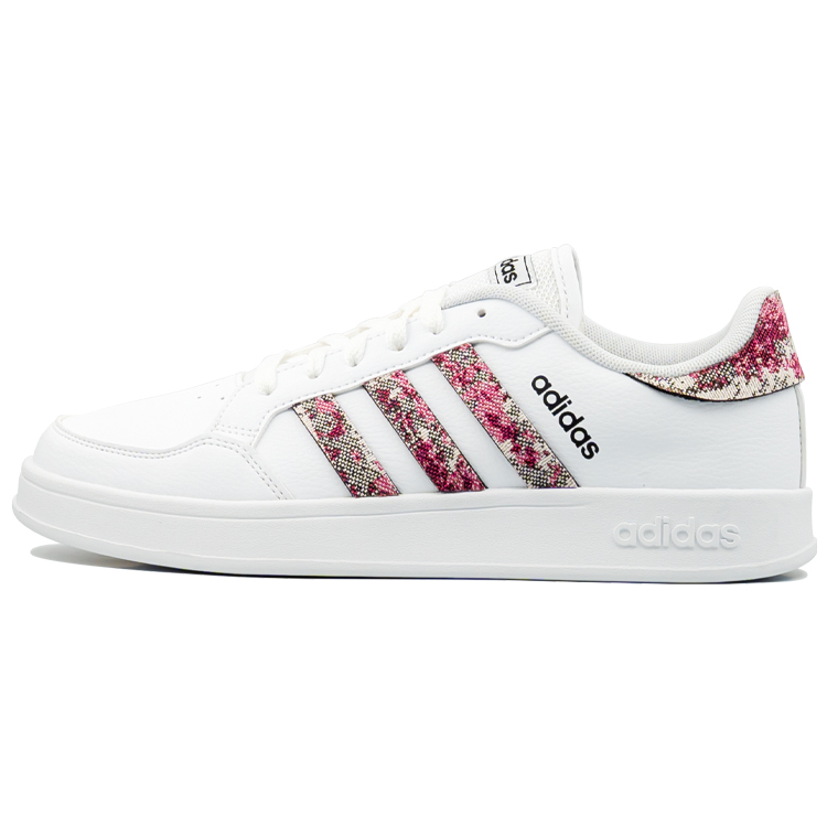 

Adidas Neo Кроссовки Breaknet Coral Coast с противоскользящим покрытием, износостойкие, низкие, для скейтбординга, мужские, белые, красные
