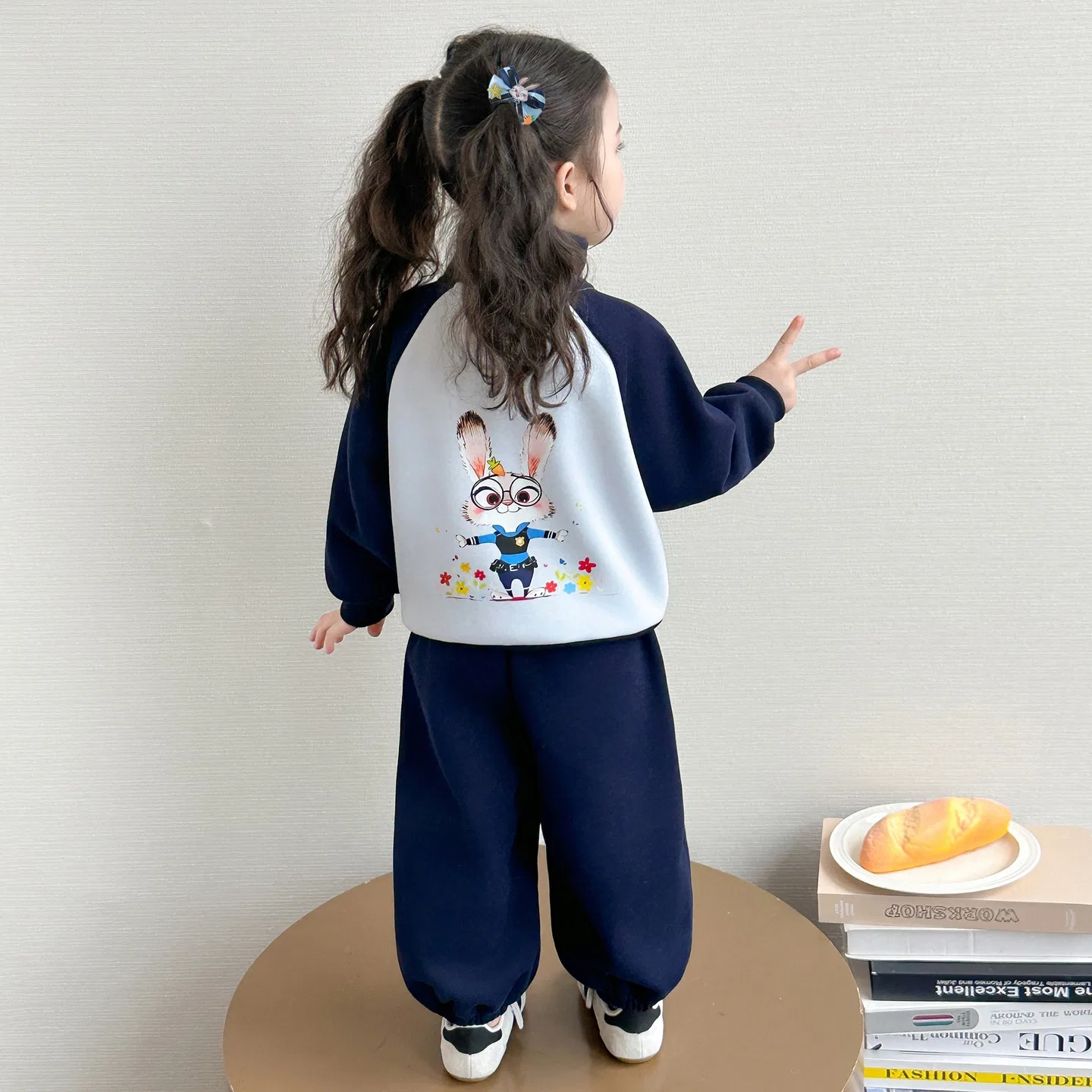 Детская спортивная одежда Casual с воротником-стойкой Disney, Blue — фото 3