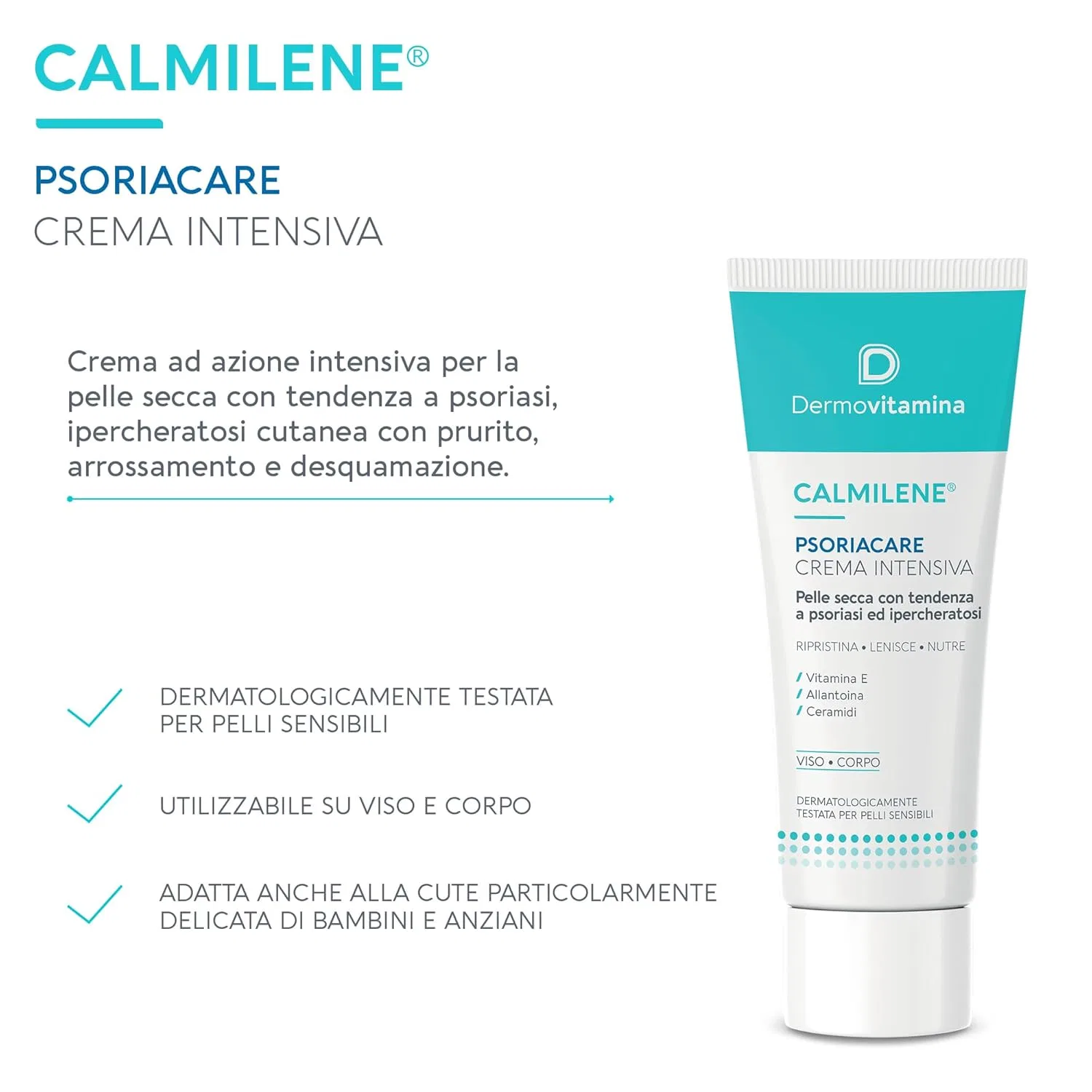 Крем для лица Dermovitamina — Для кожи «Psoriacare » от Calmilene ‎ — фото 2