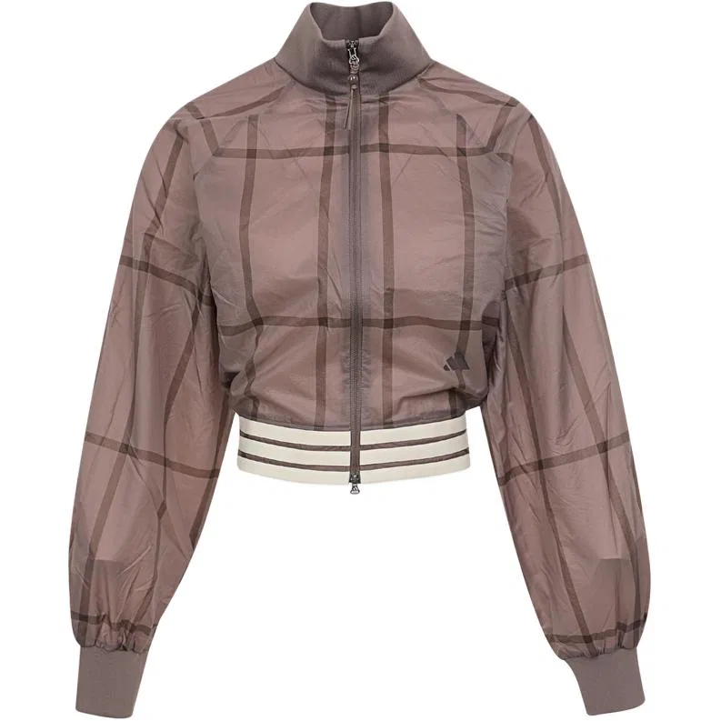 Куртка женская с воротником-стойкой Adidas Brown