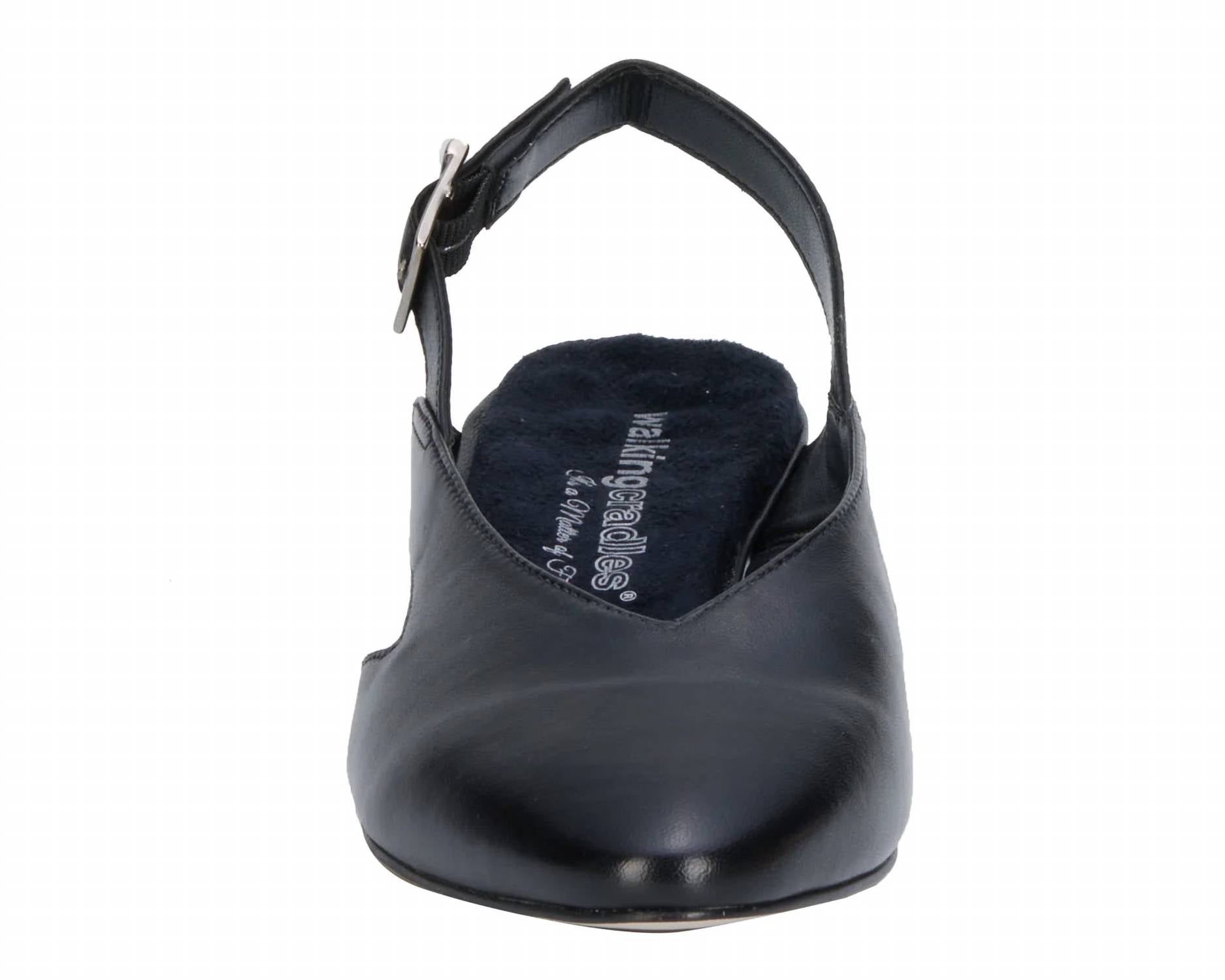Сандалии Harlan Slingback - узкие, черного цвета the walking cradle co. — фото 4