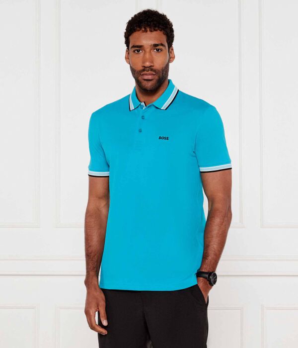 

Рубашка поло Regular fit Boss Green, синий